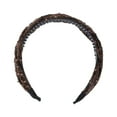 thumbnail image 4 of Unique Bargains 1 Pc Sequins Weave Headbands for Women Coffee Color, 4 of 6