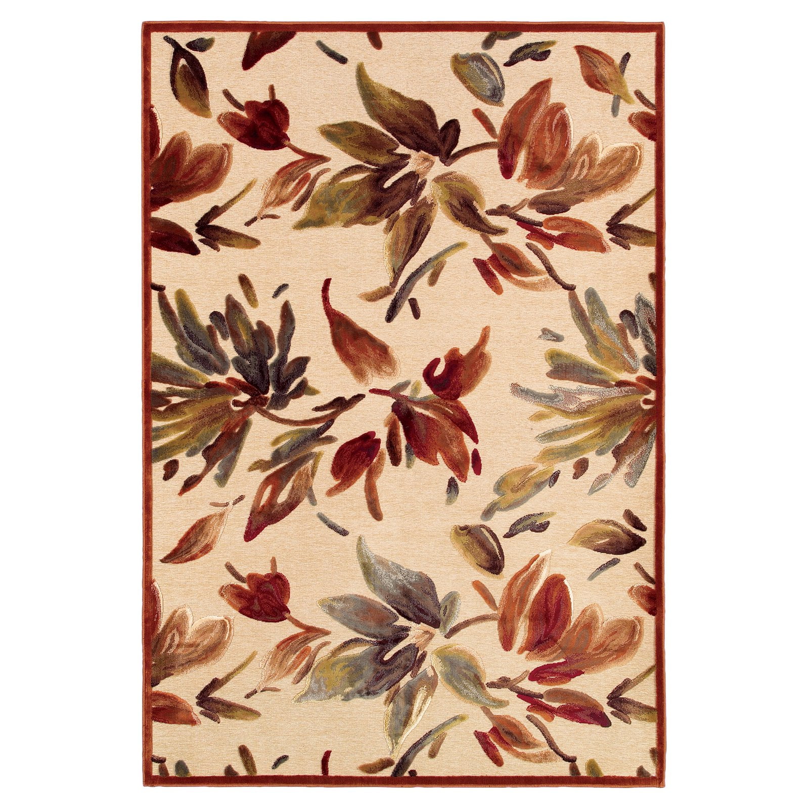 Couristan Cire Watercolor Rug Antique Cream Ruby Com