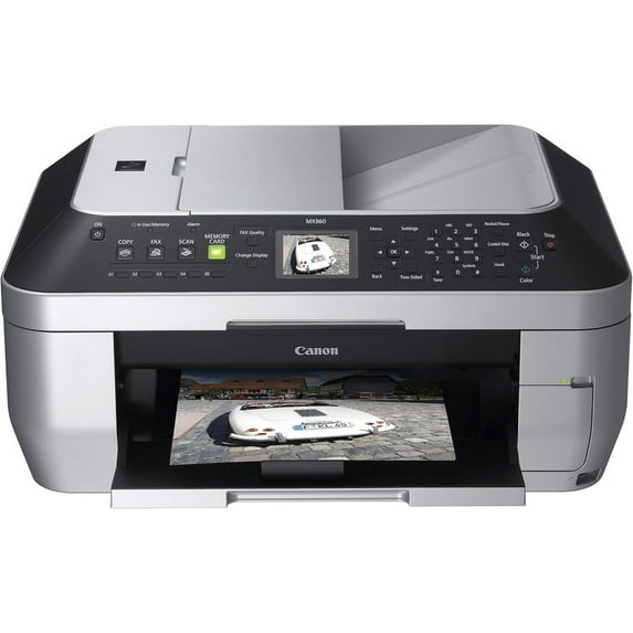 Restored Canon PIXMA MX860 Wireless All-In-One office Printer with USB-Wi-Fi Connectivity Technology - 5.6ppm - 9600 x 2400 dpi - 3301B002