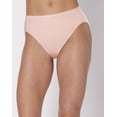 thumbnail image 2 of Hanes Ultimate ComfortSoft Women's Underwear High Cut, 5-Pack, Cotton Stretch Black/Soft Taupe/Light Buff/Moonlit Sky Grey Heather/Blush Zebra 7, 2 of 6