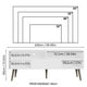 thumbnail image 3 of Mueble Mesa Para Tv Rack Madesa con Pies Hasta 65 Blanco, 3 of 6
