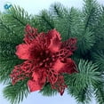 thumbnail image 3 of Deago Indoor/Outdoor 6.30 in Artificial PE Foam Flower, Red, 6-Pieces, 3 of 12