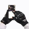 thumbnail image 4 of Guantes para Motociclista, Antideslizante, Cómodos y Ligeros para Hombre y Mujer, Protección Completa con Sensores Táctiles, Accesorios para Moto, Bicicleta y Senderismo (Negro L), 4 of 4