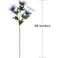 thumbnail image 7 of Viworld Blue Artificial Thistle Flowers Bouquet 4 Packs 26 inches 3 Heads Fake Plants for Home Wedding Kitchen Office Nursery Decor, 7 of 7