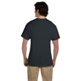 thumbnail image 2 of The Fruit of the Loom Adult 5 oz HD Cotton T-Shirt - BLACK HEATHER - M, 2 of 3