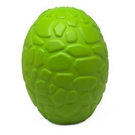 UPC: 0810216024482 | Mutts Kick Butt by SodaPup – Natural Rubber Dinosaur Egg Chew Toy – Treat Dispenser – Slow Feeder – Designed for Heavy Chewers – Large Green