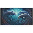 thumbnail image 2 of Dolphins Cave Sea 3 Ring Binders 1.5 inch Hardcover File Folders with Interior Pockets A4 Size Organizer for School Office Hospital, 2 of 8