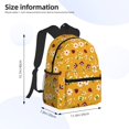 thumbnail image 4 of Gaeub Bees And Ladybug School Backpack Waterproof Bookbag for Men Women College High School Bags, 4 of 8