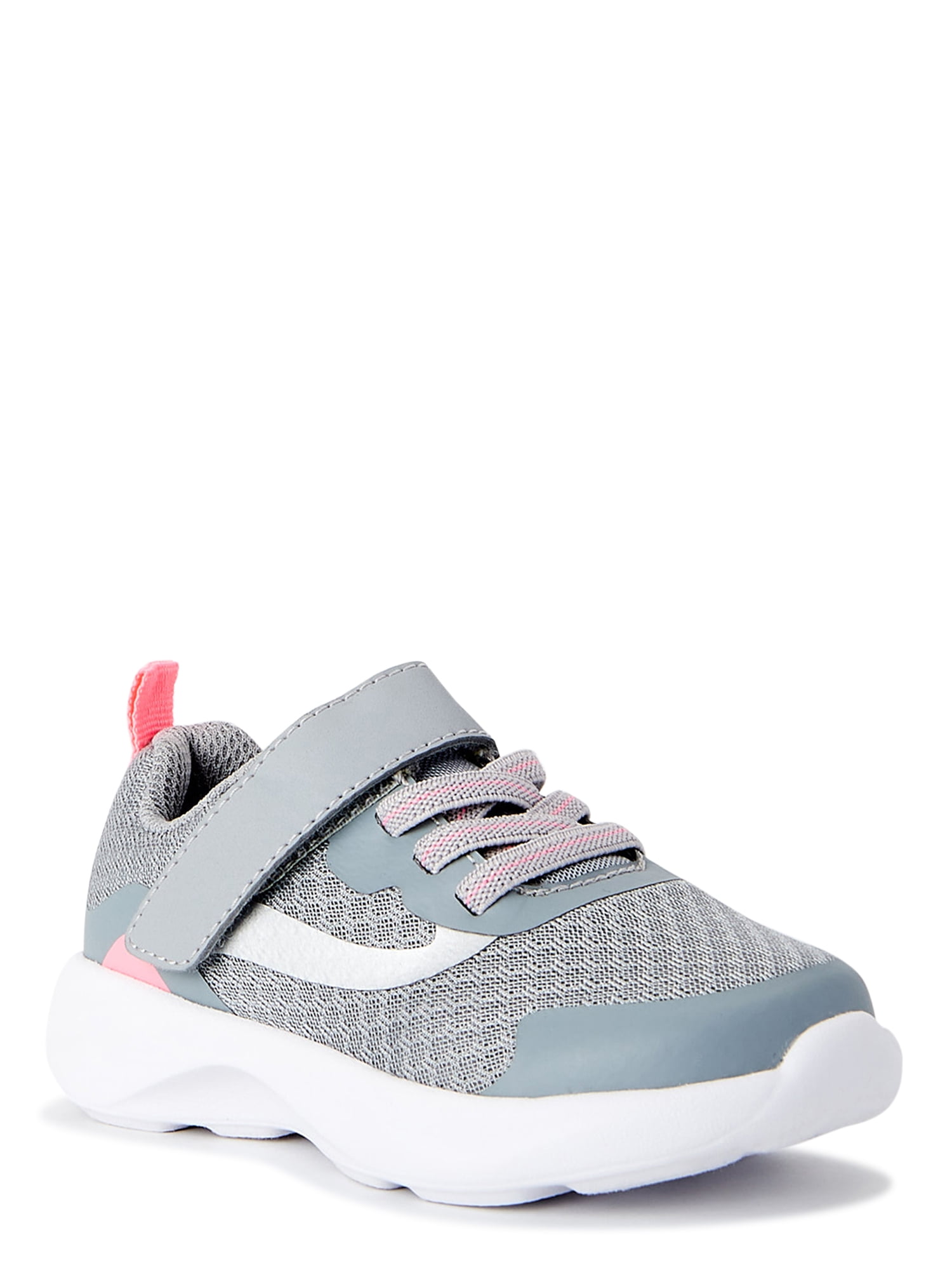 Athletic Works Baby Girls Mesh Jogger Sneakers, Sizes 2-6