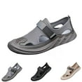 thumbnail image 2 of XIMIN Men's Mesh Sport Sandals Lightweight Closed Toe Summer Shoes Outdoor Casual Shoes for Everyday Comfort and Durability Hiking Sport Walking (8, Gray), 2 of 6