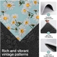 thumbnail image 3 of Lightblue Daisy Flower Yellow Centers Pattern Kitchen Rugs Sets Of 3,Kitchen Runner Rugs Non Skid Washable,Decorative Kitchen Floor Mats for Kitchen,Sink,Laundry,17"x30"+ 17"x47" + 17"x59", 3 of 6