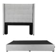 thumbnail image 1 of Box Base Cama King Size+ Cabecera Titan Plata, 1 of 8