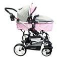 thumbnail image 2 of Sistema de Viaje Angelin Baby  3 en 1 Con Amortiguador Noni Rosa/Gris, 2 of 4