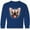 Royal Blue, variant on Inktastic French Bulldog Dog Long Sleeve Youth T-Shirt