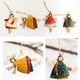 thumbnail image 2 of Handmade Painted Angel Santa Claus Snowman Iron Christmas Decors Hanging Pendants Xmas Tree Drop Ornaments Festival Supply Gifts, 2 of 5