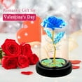 thumbnail image 4 of Birthday Gifts for Women,Mothers Day Flowers Gifts for Mom,Wife,Grandma,Rose Mom Gifts for Her,Light Up Rose Flowers in Glass Dome,Colorful Blue Flower Rose Presents for Mom,Anniversary,Valentines, 4 of 15