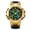 Gold, variant on Men's Watches Fashion Military Waterproof Big Face Digital Sport Watch with Dual Time Alarm LED Stopwatch