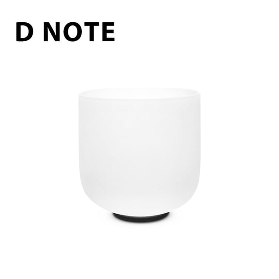 TOPFUND 528 Hz 7 inch Crystal Singing Bowl with Heavy duty carrying case and Suede Stick