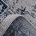 thumbnail image 3 of Usak Collection 7' x 10' Blue/Gray Oriental Distressed Non-Shedding Area Rug, 3 of 6