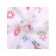 thumbnail image 4 of INSPIRE CHIC Women's Floral Printed Cotton Blended Scarves, 21.7" Small Square Flowers Headscarf Neckerchief Hot Pink Flowers, 4 of 6