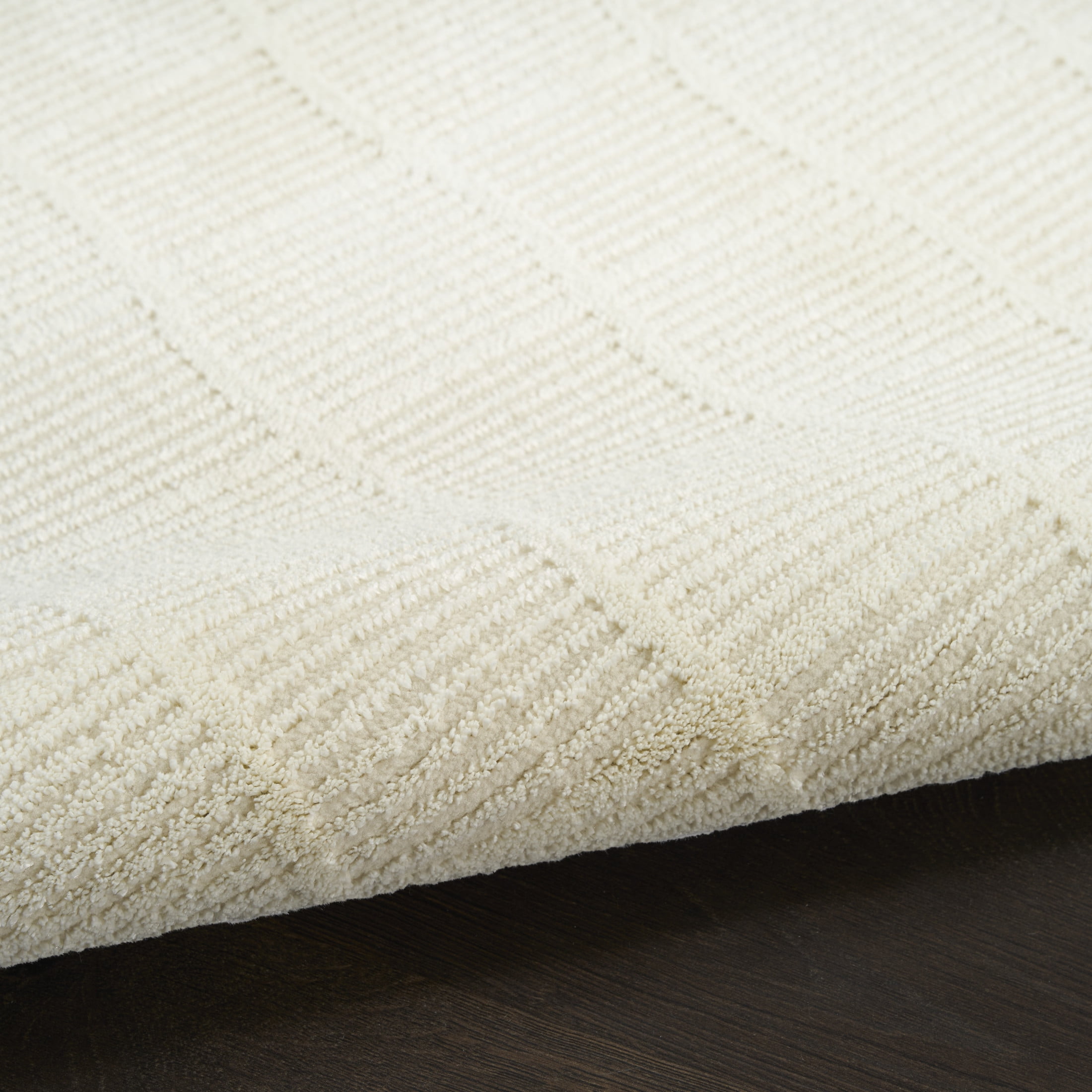 Nourison Renewed 6'6" x 9'2" Ivory Modern Indoor Rug