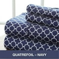 thumbnail image 4 of Simply Soft Geometric Patterned 4 Piece Bed Sheet Set, 4 of 5
