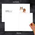 thumbnail image 4 of Koyal Wholesale Jumbo Pet Sympathy Card with Envelope, Shetland Sheepdog, Dog Grief Bereavement Card 8.5" x 11", 1-Pk, 4 of 5