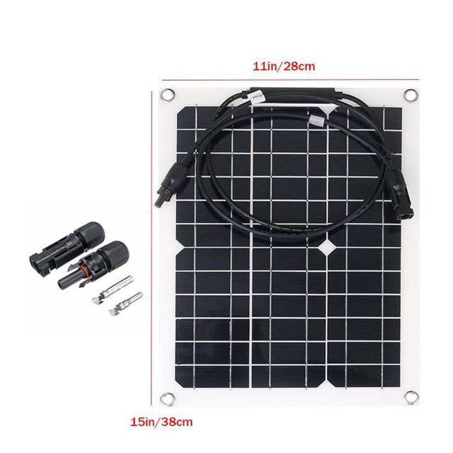 4000W Solar Power System Inverter Kit 300W Solar Panel Battery Charger Complete Controller Home Grid Camp Phone ,Easy to Install