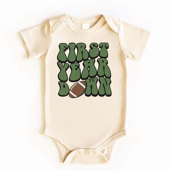 Football Birthday Baby Bodysuit, Football Baby Birthday Outfit, First Birthday Outfit, Baby Bodysuit, First Birthday Shirt, Birthday Boy Cute Baby Onesie, BABY BODYSUIT LAT 4424