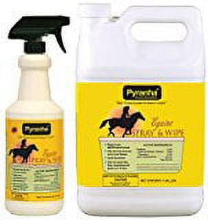 Pyranha Equine Spray, Water-Based Insect Protection, Gallon