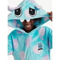 thumbnail image 4 of Justice Girls Long Sleeve Zip Front Hooded Onesie Pajama, Sizes 5-18, 4 of 7