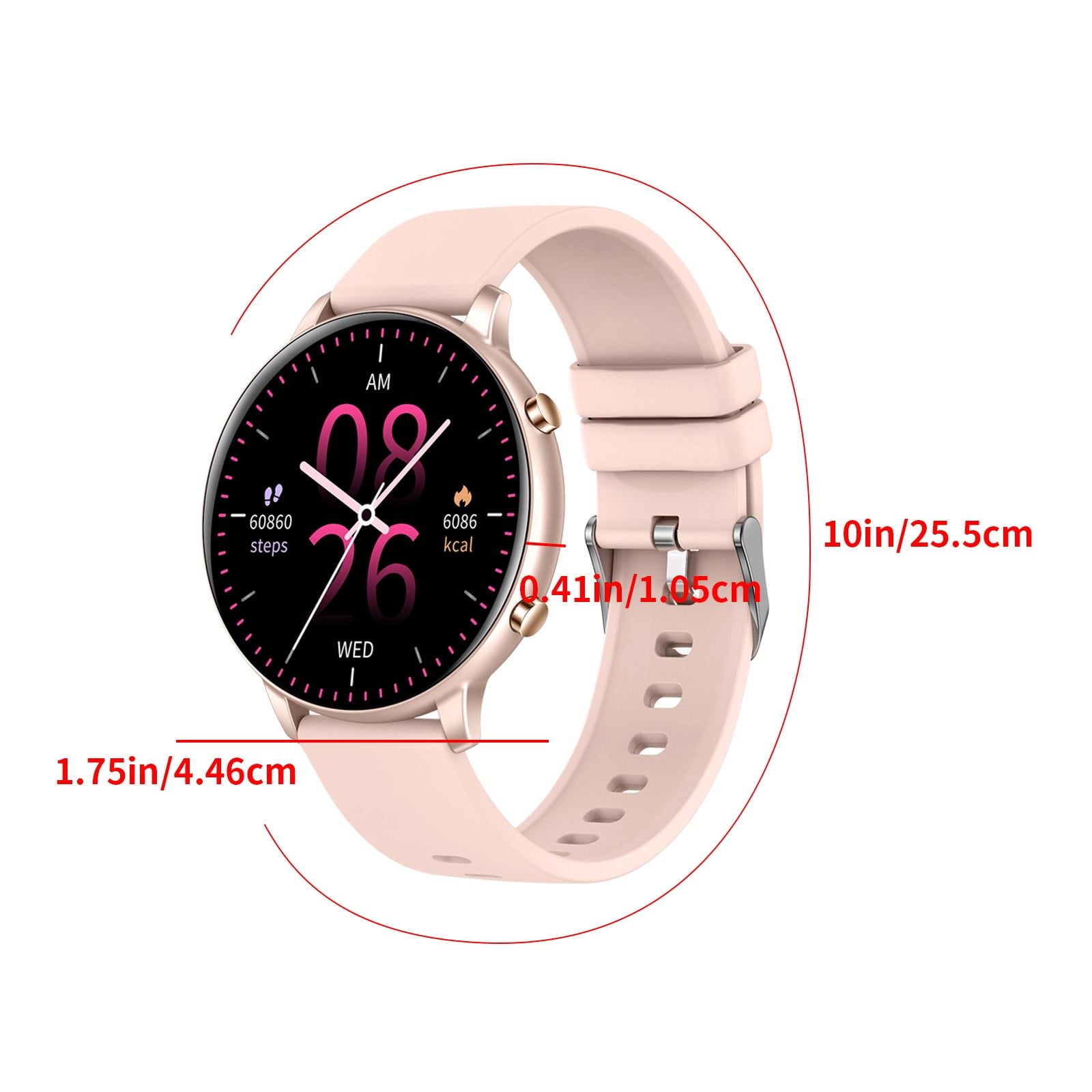 Blukids Smart Watch for Men Women,1.73" HD Screen,Answer/Make Call,IP68 Waterproof,AI Voice Assistant,Heart Rate Sleep Monitor,Outdoor Fitness Tracker,Smart Watch for Android iOS,Father’s Day Gift