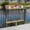Gray, variant on Space Saving Outdoor Acacia Wood Balcony Bar Table, Gray Finish, 48L x 16.5W x 49.75H Inches