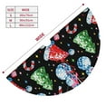 thumbnail image 3 of Cauagu 30" Christmas Tree Skirt Disco Mirror Ball Snowman Pattern Christmas Tree Decorations Tree Mat for Xmas Decorations Occasion Holiday Home Decor -30", 3 of 7