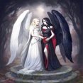thumbnail image 2 of Cuadros Decorativos Blanco y negro Angel 5D DIY Diamond Painting Kits Full Square Drill Wall Decor Tmvgtek embutido en tela, 2 of 9