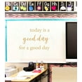 thumbnail image 5 of Today Is A Good Day Vinyl Wall Decals Inspirational Sayings for Kitchen Wall Art, 23x17-Inch, RustOrange, 5 of 5