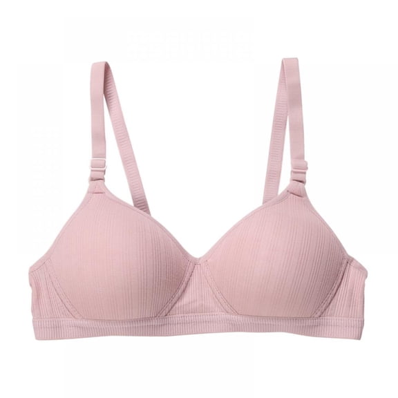 Women Lightly Lined Bra,One-piece Seamless Bralette Wireless Push Up T-Shirt Bras