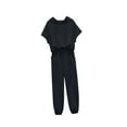 thumbnail image 2 of lionlar Women Tracksuit Set 2 Piece Short Sleeve Crewneck Pullover Tops Long Sweatpants L, 2 of 9