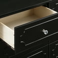 thumbnail image 5 of DaVinci Chloe Regency 6-Drawer Dresser, Ebony, 5 of 6