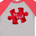 thumbnail image 4 of Inktastic Autism Awareness Be Kind Red Puzzle Piece Boys or Girls Toddler T-Shirt, 4 of 5