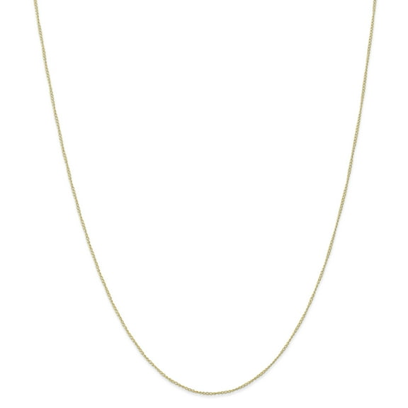 Primal Gold 10 Karat Yellow Gold .5mm Carded Curb Chain