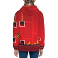 thumbnail image 4 of Lsque Geometry Dash Patten Youth Hoodie Sweatshirt Pullover with Kangaroo Pocket Boys and Girls Hoodie Warm Hoodie for Kids, 4 of 8