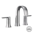 thumbnail image 4 of Moen Doux Black Two-Handle Bathroom Faucet, 4 of 7