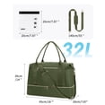 thumbnail image 6 of Travel Carry on Bag for Spirit Airlines Personal Item Bag 18x14x8 Underseat with Shoe Compartment, Tsa Approved Toiletry Bag with Wet Pocket,Gym Business Weekender Bag(Green), 6 of 12