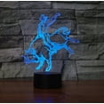 thumbnail image 7 of YSITIAN 3D Night Lighting Bull Riders Matador Touch Botton 7 Color Change Decor LED Lamp Home Office Entertainment YT04-417, 7 of 7