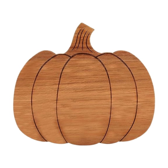 Cutting Board Charcuterie Board Serving Plate Pumpkin Shaped Wooden for Halloween Party Kitchen Decor