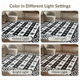 thumbnail image 7 of ODIKA 9'x12' Washable Area Rug Non-Shedding, Easy Care Under Door Mirrored Symmetry Stacked Stripe Welcome Layering for Master Suite, California King, Under Bed, 7 of 7