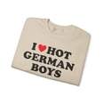thumbnail image 3 of German Germany Wife Girlfriend Husband Sweatshirt Gift Crew Neck Shirt Long, 3 of 7