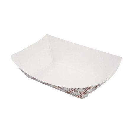 Food Tray 1/4Lb Food Trays Red Plaid Available as
