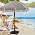 thumbnail image 2 of Costway 22" Square Umbrella Base with Refillable Reservoir for Water & Sand for Poolside, 2 of 10
